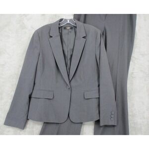 Nine West Pants Suit Womens 12 Stretch Office Career Workwear Office Corporate